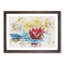 Pink Water Lily Flower - Picture Frame Painting Print-56734303-56734304