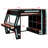 Smart RGB LED Loft Bed with Desk, USB Ports, 6 Cubbies, 6 Drawers-1327944111
