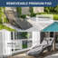Modern Adjustable Patio Chaise Lounge With Cushion And Headrest –-1986284804