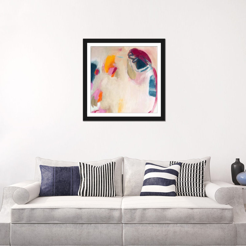 «Bundled Parallels III», reproduction d'art sur toile tendue, Papier d'art encadré noir, Blanc, H 24 po x l 24 po x P 1 po