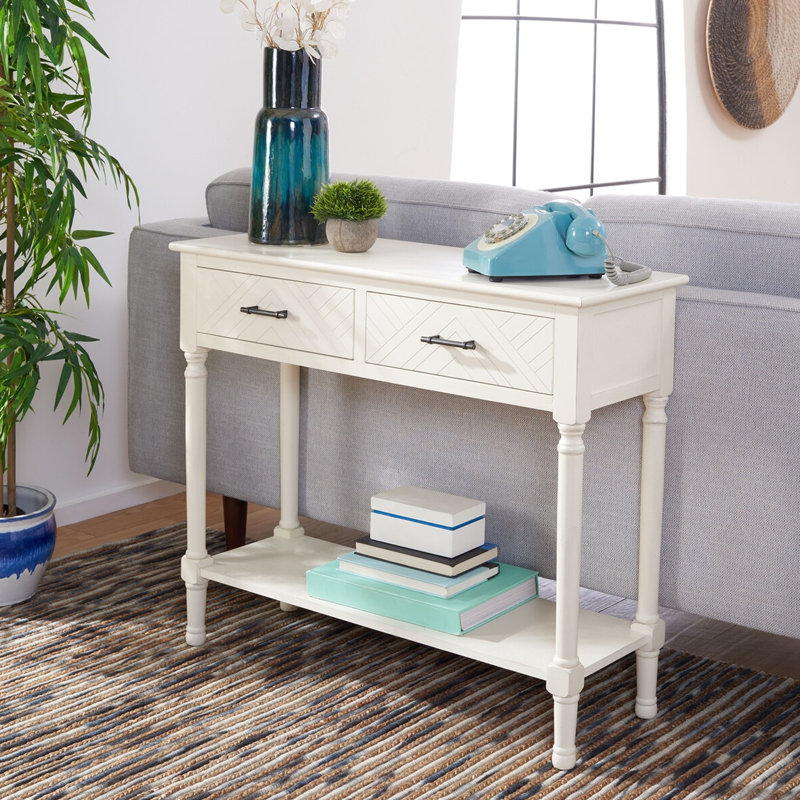 Console Beton, Blanc vieilli