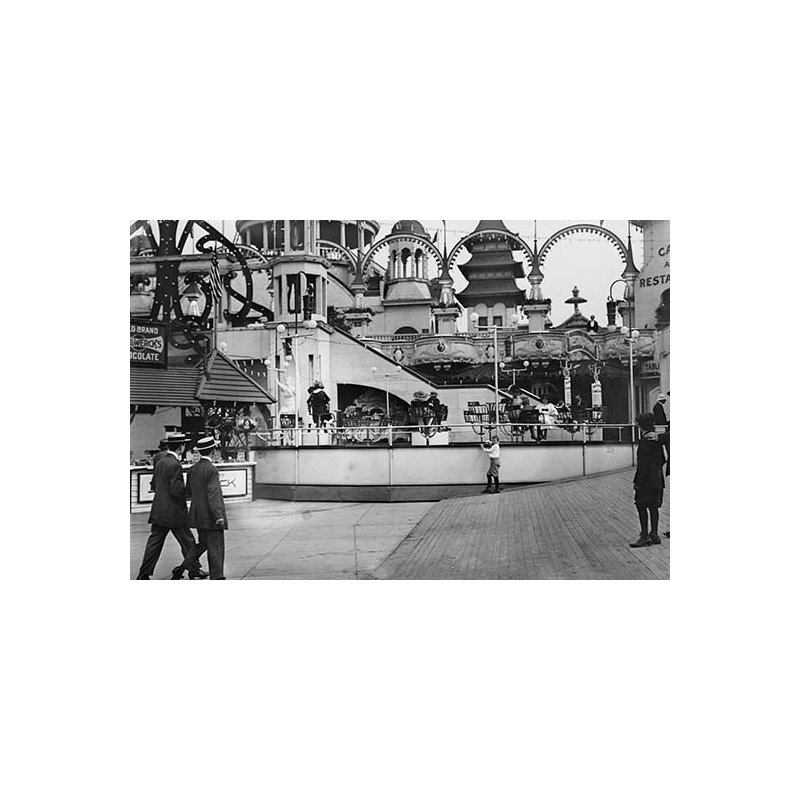 « coney island », reproduction de photo, 24 po x 36 po