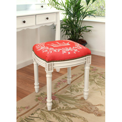 Billiot Solid Wood Accent Stool