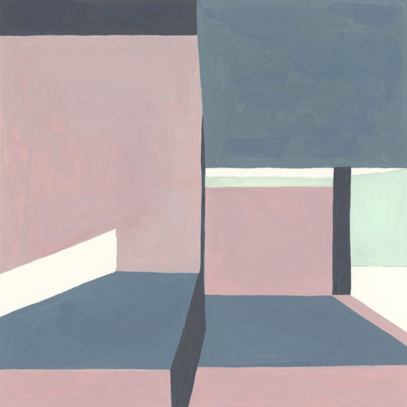 Shadow Of The Walls I by Melissa Wang - Wrapped Canvas Print, 30cm H x 30cm W
