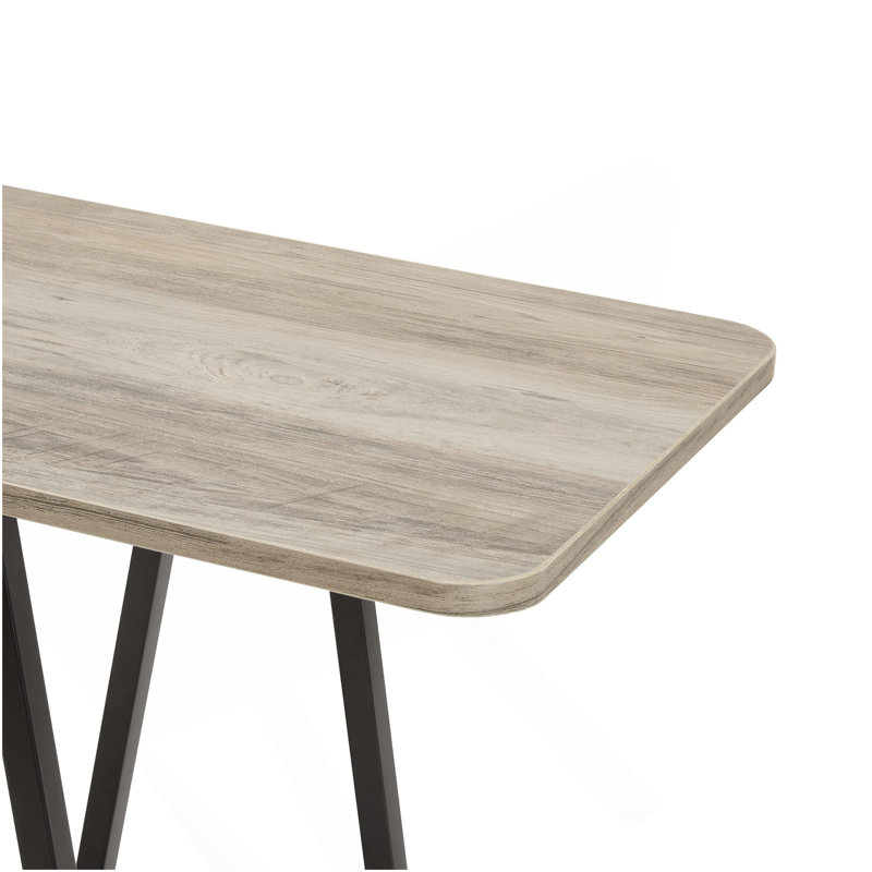 Buffet 47,24 po avec 2 tablettes Modern, Gris