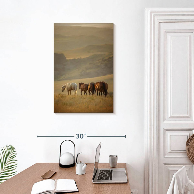 Brampt Sunkissed Horses VI, H 30 po x l 20 po
