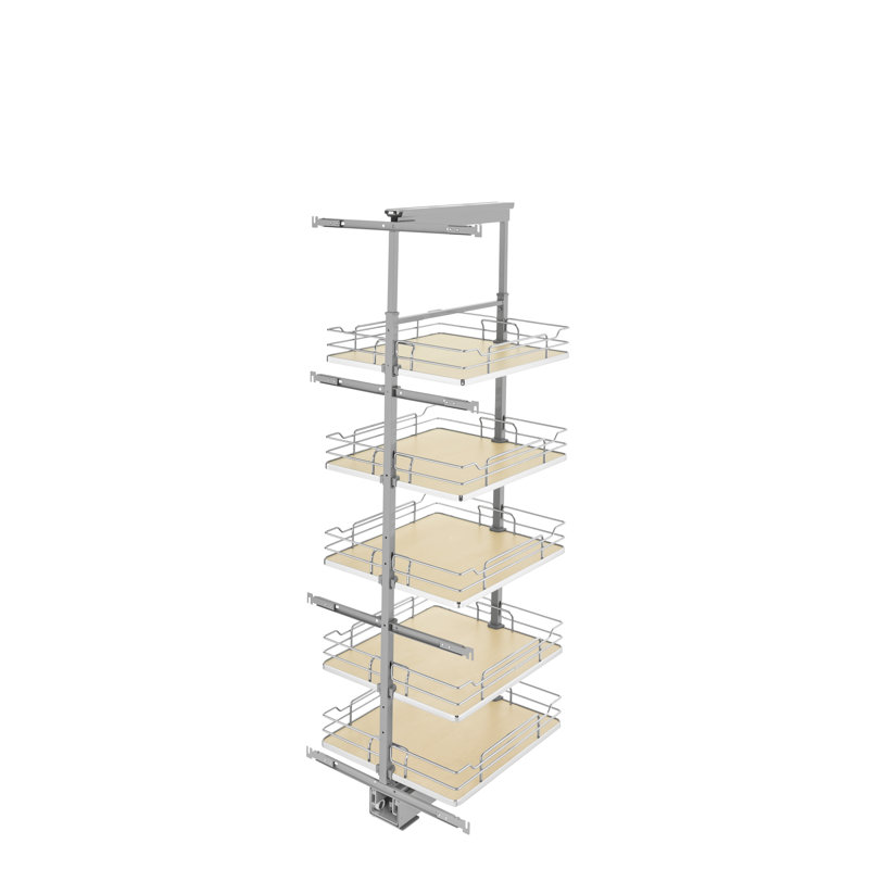 Système de garde-manger ajustable Rev-A-Shelf, H 58,25 po x l 19 po x P 21,7 po, Érable