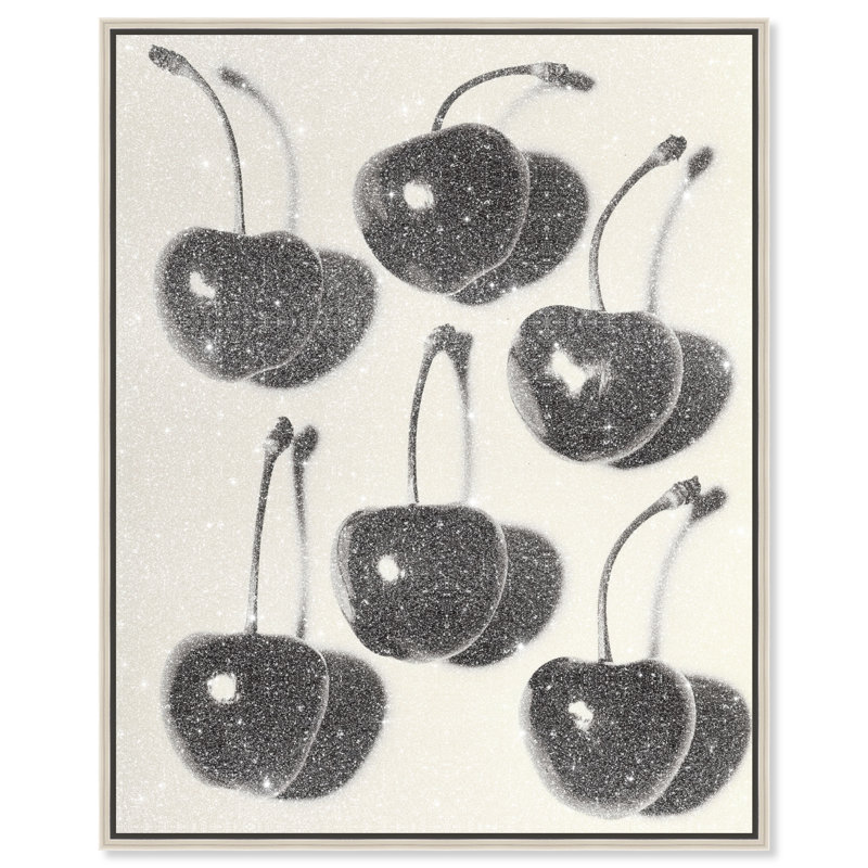 Obscure Berries I Print by Oliver Gal, 37"H x 31"W, Silver Floater Frame