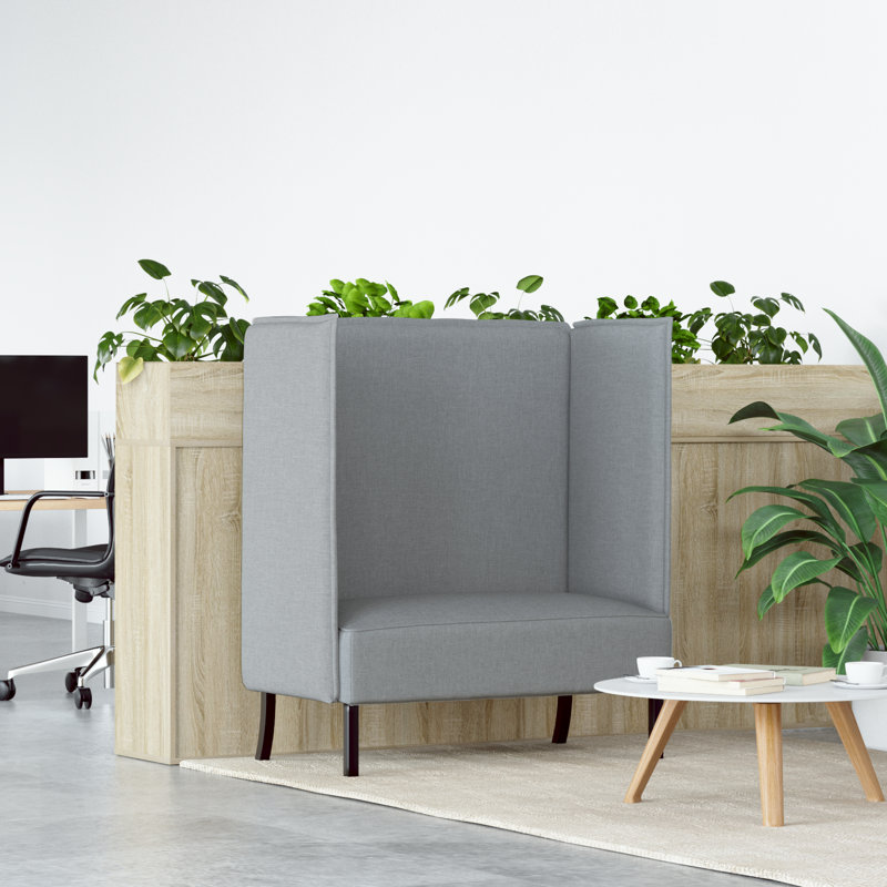  Canapé haut dossier gris foncé 109 x 56 x 121 cm, Dark Gray