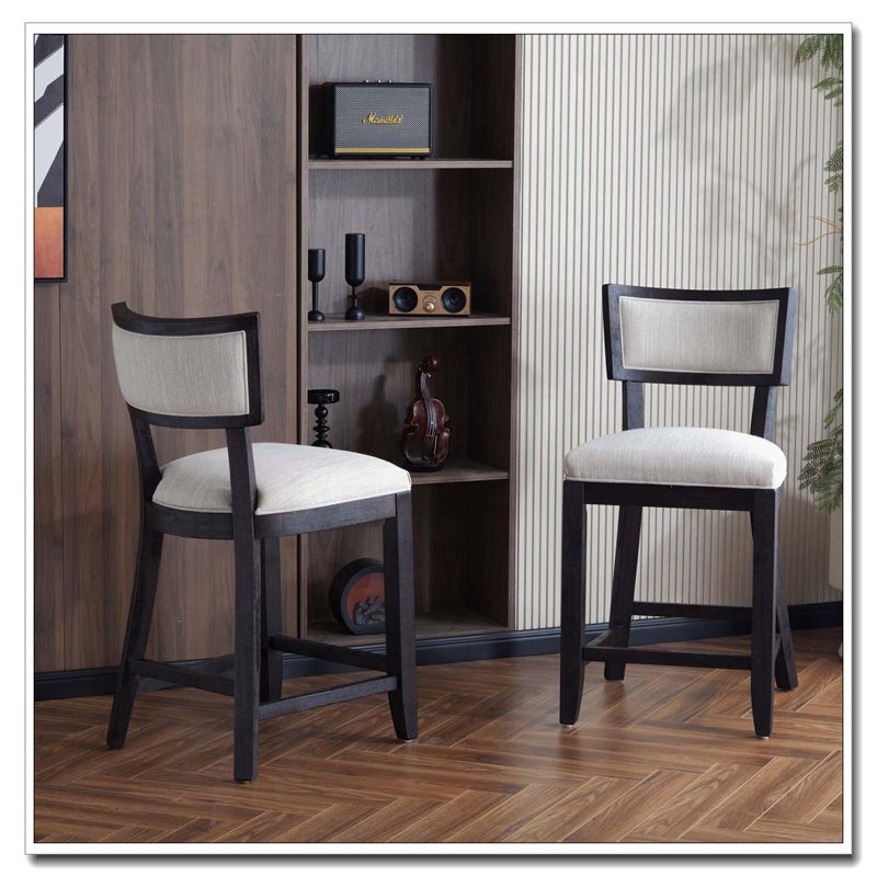 Tabouret de bar 26,5 po, Brun