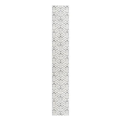 Tapis ivoire / gris à motif géométrique Rochele