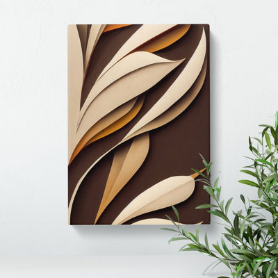 XC1022-1679X Contemporary Feathers - Wrapped Canvas Print