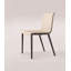 Chaise de salle à manger en cuir italien-112005514