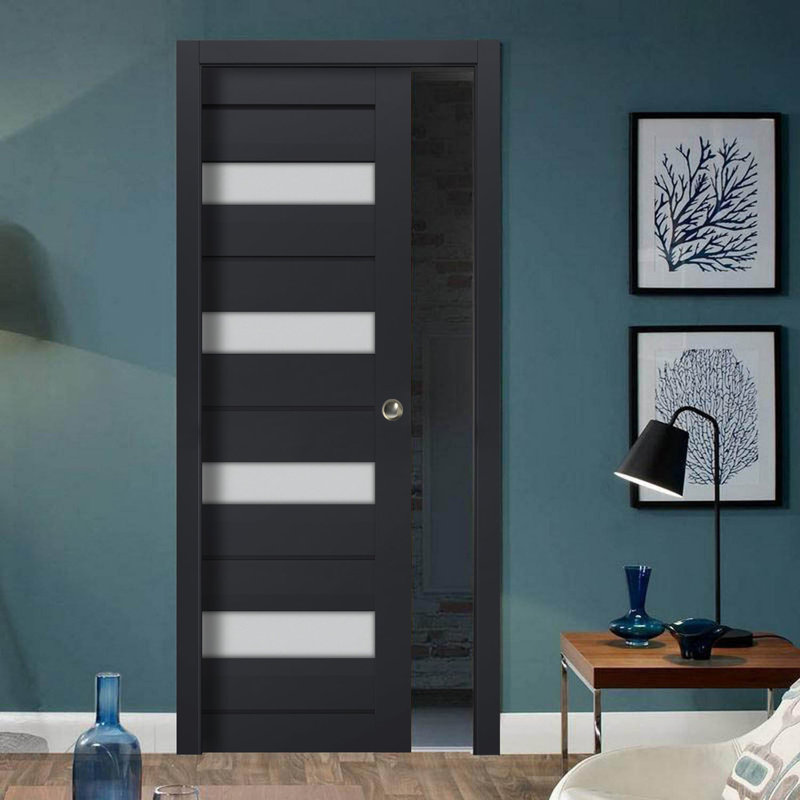 Portes de placard Veregio, Anthracite, 32 po x 80 po