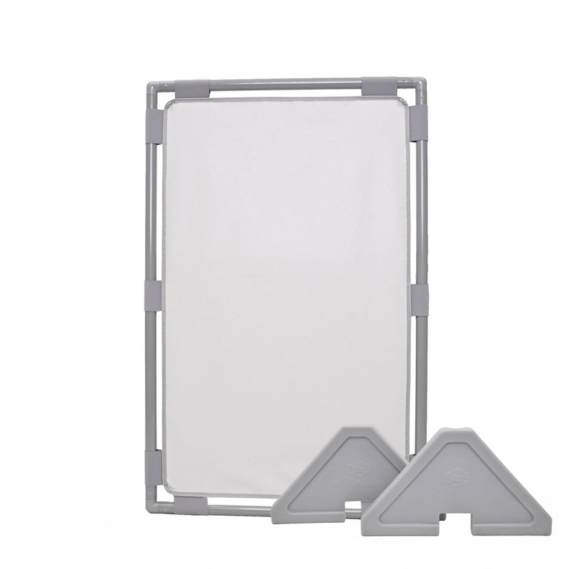 Panneau de jeu rectangulaire - avec pieds, Gris glacé