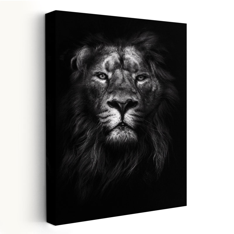 Roi des rois - photographie, art des lions, H 24 po x l 16 po
