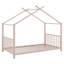 Lit plateforme simple en métal, rose-319262901