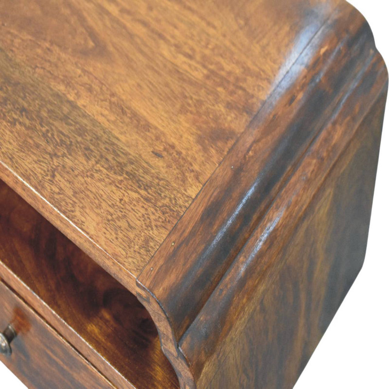 45cm W Solid Wood Bedside Table
