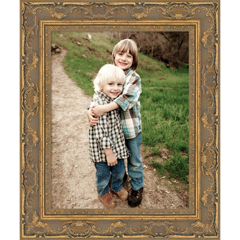 Cadre photo filigrane, Filigrane doré, 11 x 14