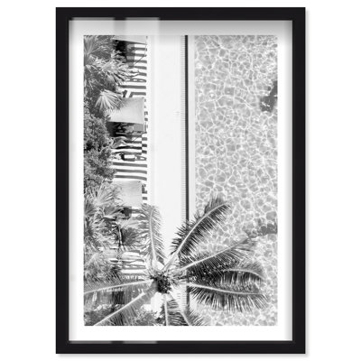 «Pool from Dessus Shadowbox Print Miami Art Prints» par Notoriart