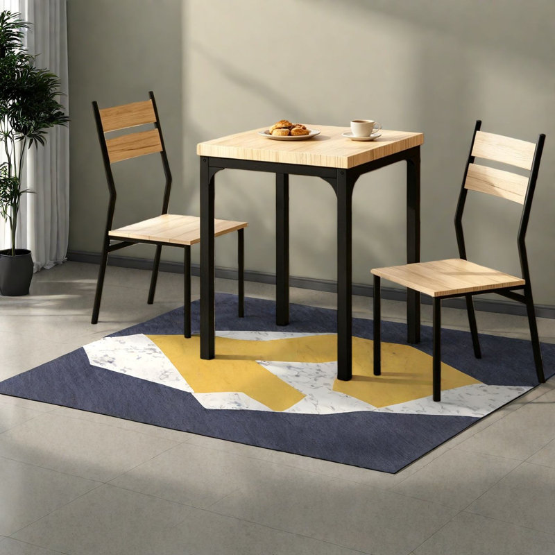 Ensembles de table de salle à manger compacts (doivent inclure la table et la chaise), acier inoxydable
