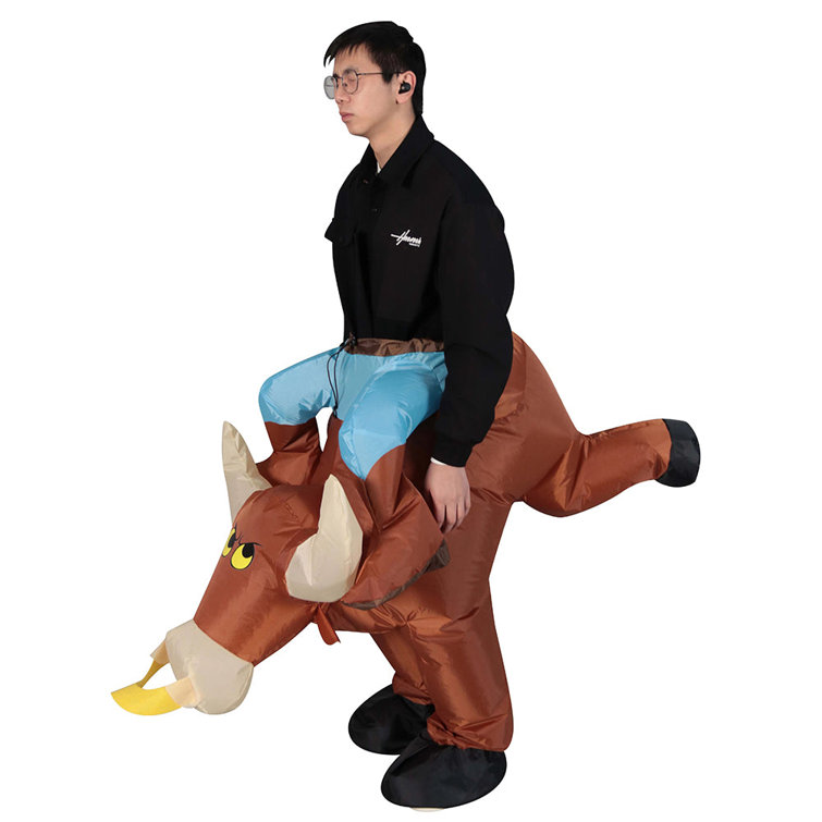Amazingforless Halloween Inflatable Bull Rider Costume | Wayfair