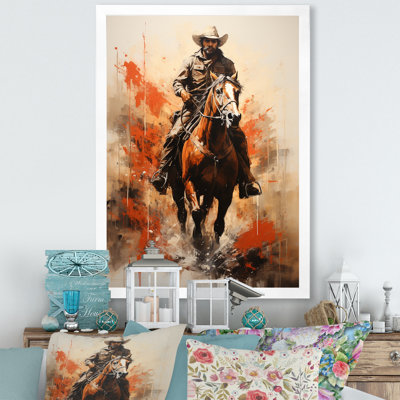Rodeo Cowboy - Western Wall Art