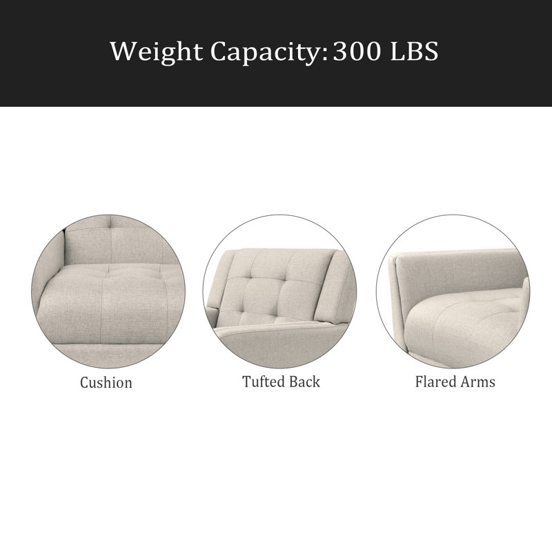 Fauteuil Mid-Century, Beige