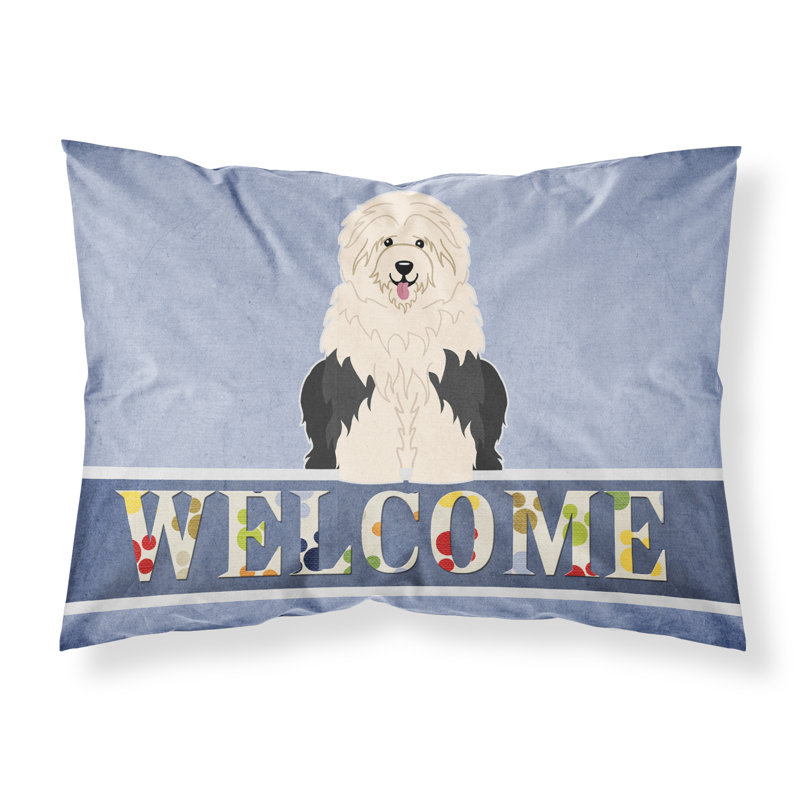 Taie d’oreiller welcome, Berger anglais