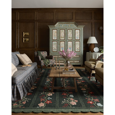 Rifle Paper Company x Loloi Thistle Forest / Multi  Area Rug