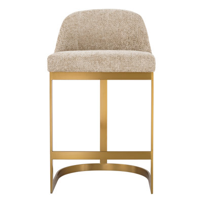Condos Upholstered Counter Stool with Metal Frame