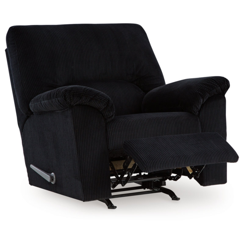Fauteuil inclinable Castanon, Noir