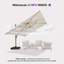 Porte-parapluies d'extérieur 144 po Grain-1177377768