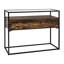 Chewton 100cm Glass Top Console Table