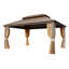 16 pi L 12 pi. D Pavillon de jardin en aluminium