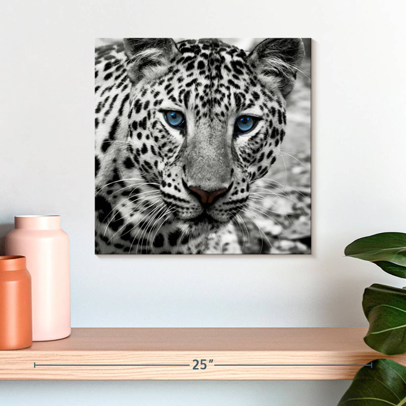 Brampt Zoo Leopard, 16" H x 16" W