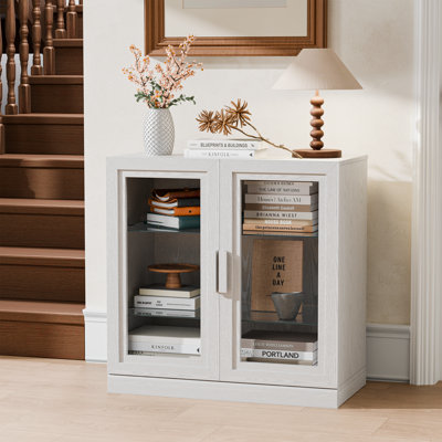 Armoire de rangement d'appoint en bois massif