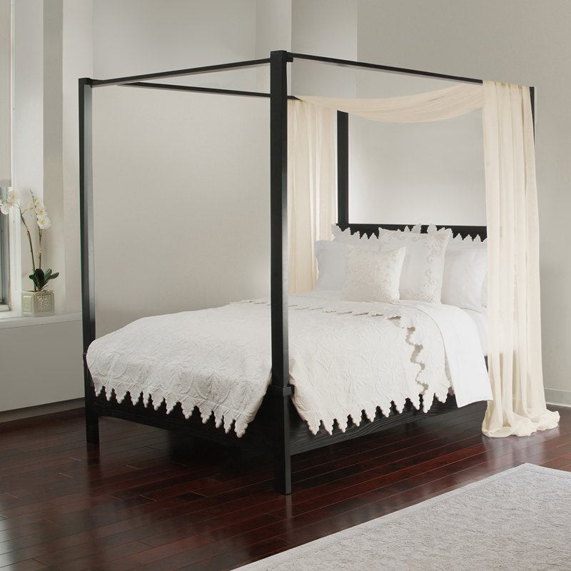 Organic Polyester Bed Canopy Pillow Sham, Ivory
