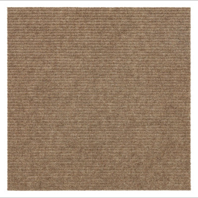 Carreau de tapis en polyester auto-adhésif 18 po x 18 po intérieur / extérieur (paquet de 10) (22,5 pieds carrés / boîte)
