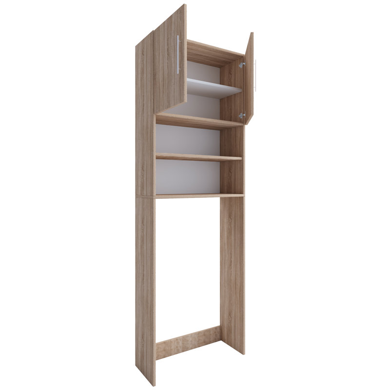 Prochora Stainless Steel Bathroom Cabinet, Honey oak