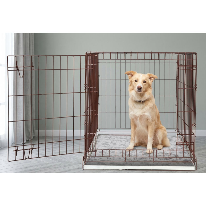 Washable Cover for Dog Crate Pan, 48 x 30 Inch Size, Replacement Bed Liner for Kennel Tray, Specifically for the Pan Cover