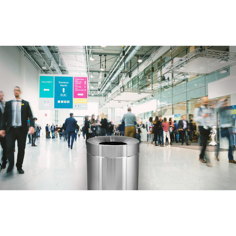 Poubelle en acier inoxydable 50 gallons