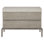 Ritter 2 - Drawer Nightstand in Flint/Sand Gray