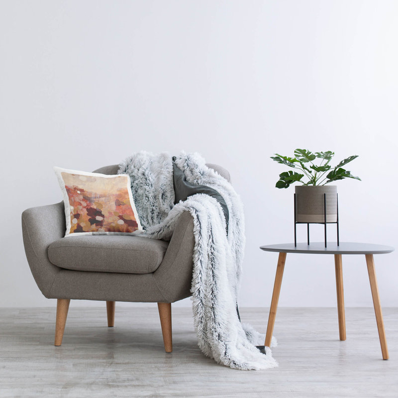 Polyester Throw Square Pillow Cover & Insert