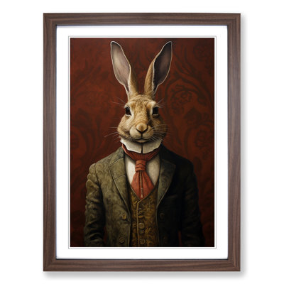 Hare Minimalism - Framed Print