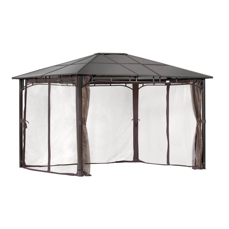 10 Ft. W x 12 Ft. D Aluminum Patio Gazebo