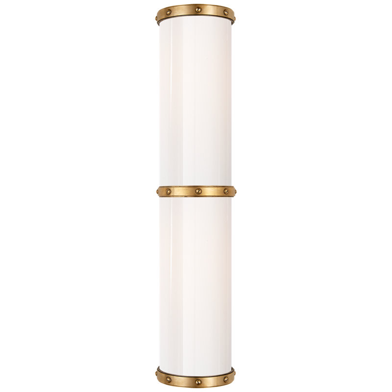 Ralph Lauren Bleeker 1 Light Flush Mount, Natural Brass