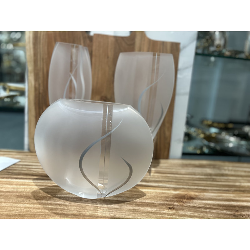Bernuth Handmade Lead Free Crystal Table Vase