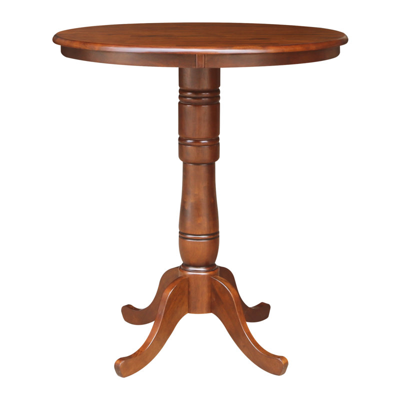 Mosteller Solid Wood Dining Table, Espresso, 42" H x 36" W x 36" W