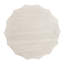 Table basse imperméable 35,43 po pour l'extérieur et l'intérieur, conception durable en ciment MgO, convient aux terrasses, jardins, arrière-cours et salons, blanc cassé